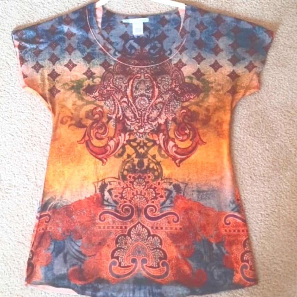 Womens New Maurices Top  Lg